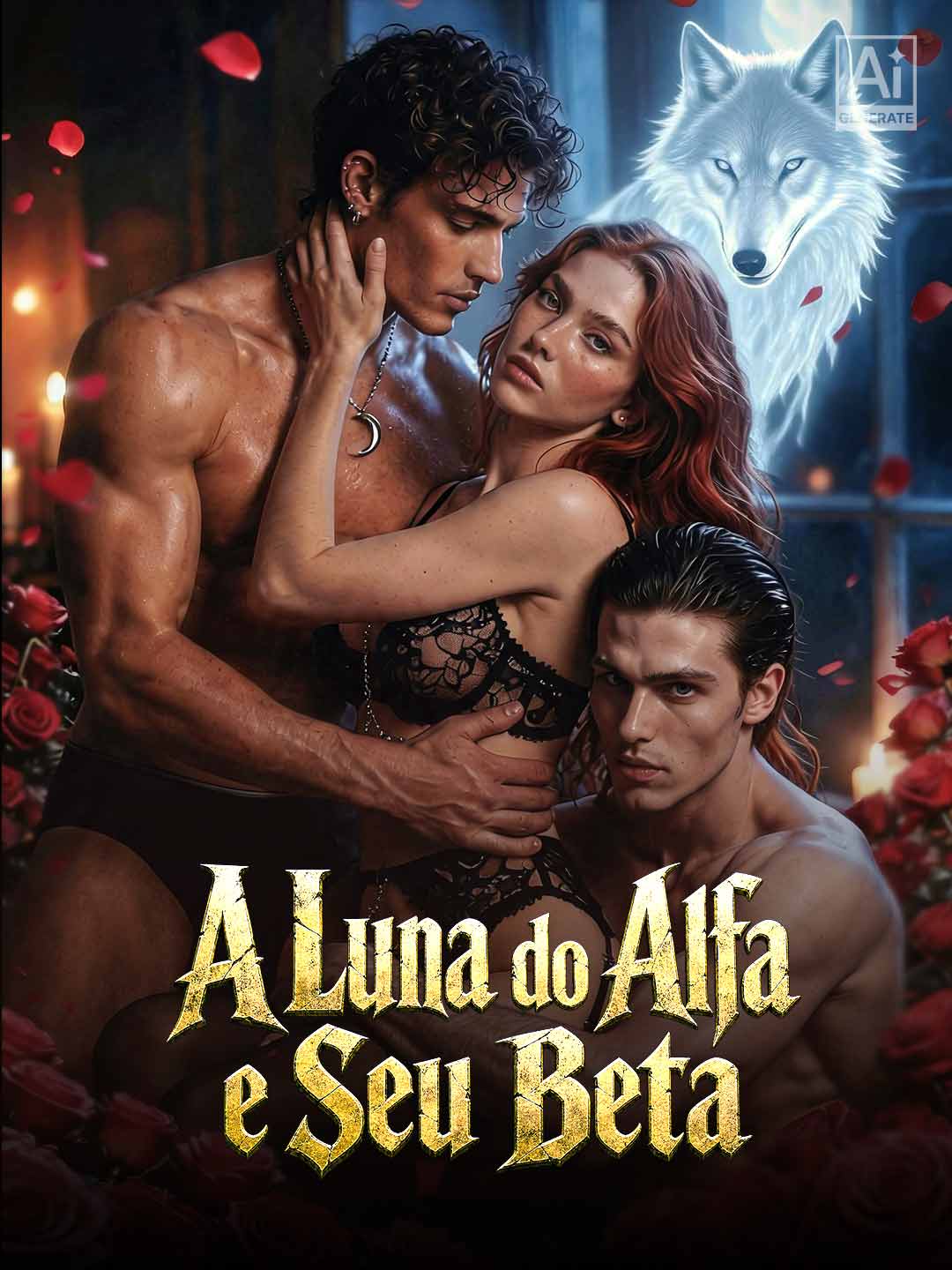 Capa de A Luna do Alfa e Seu Beta