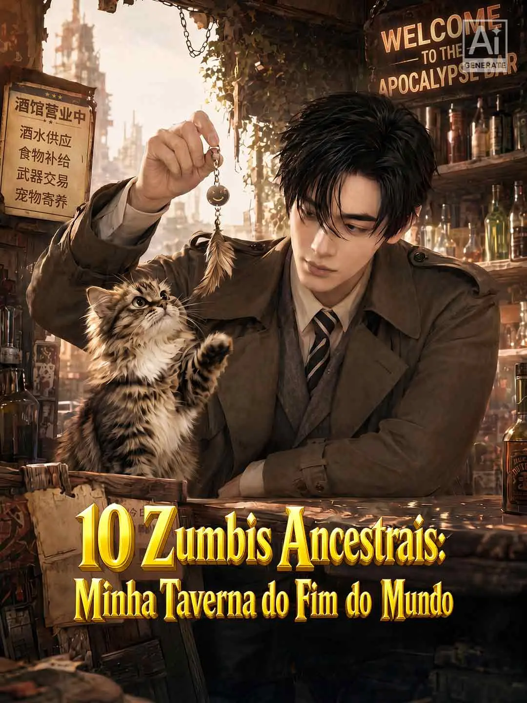 Capa da minissérie 10 Zumbis Ancestrais: Minha Taverna do Fim do Mundo
