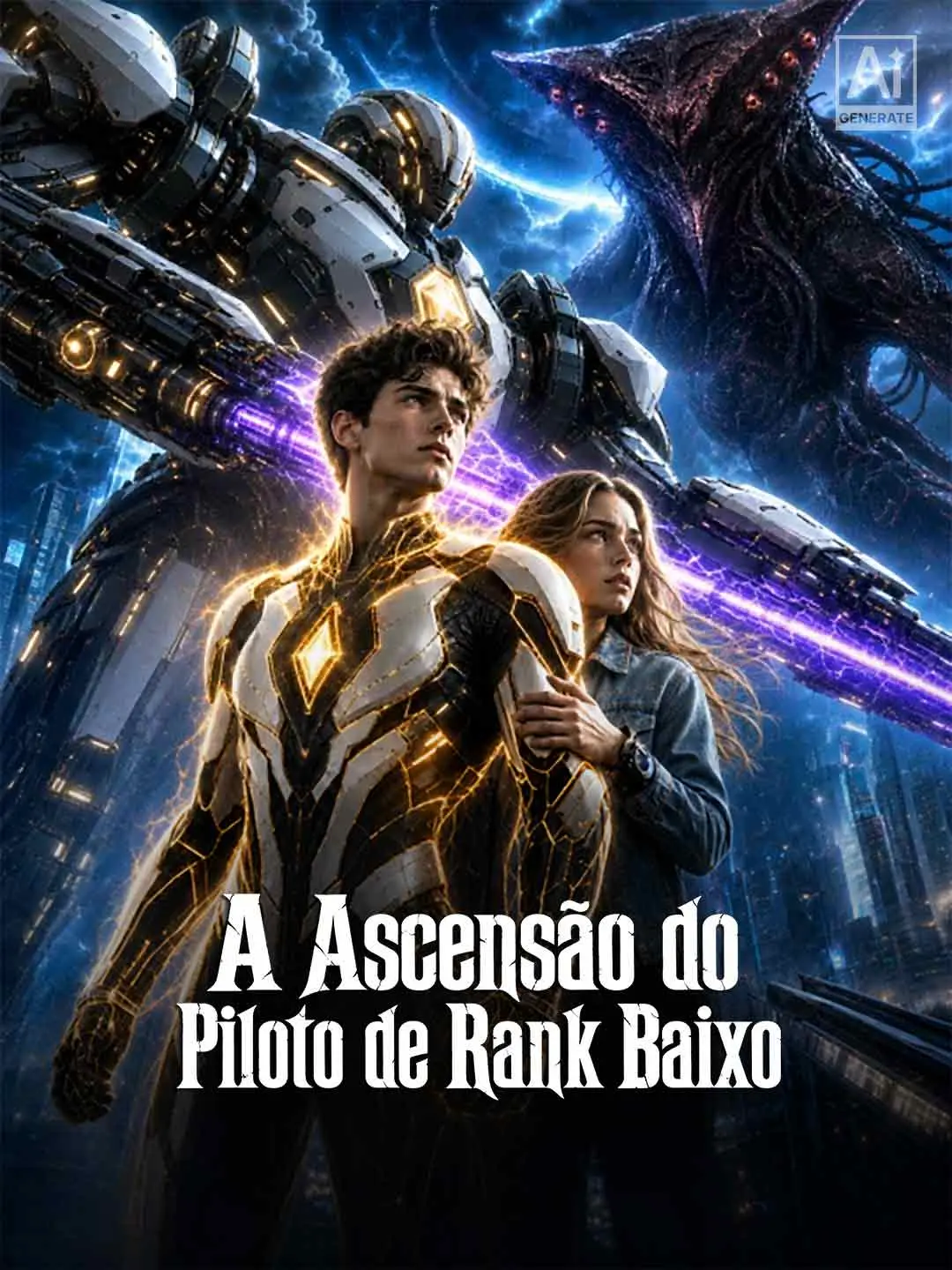 Capa da minissérie A Ascensão do Piloto de Rank Baixo