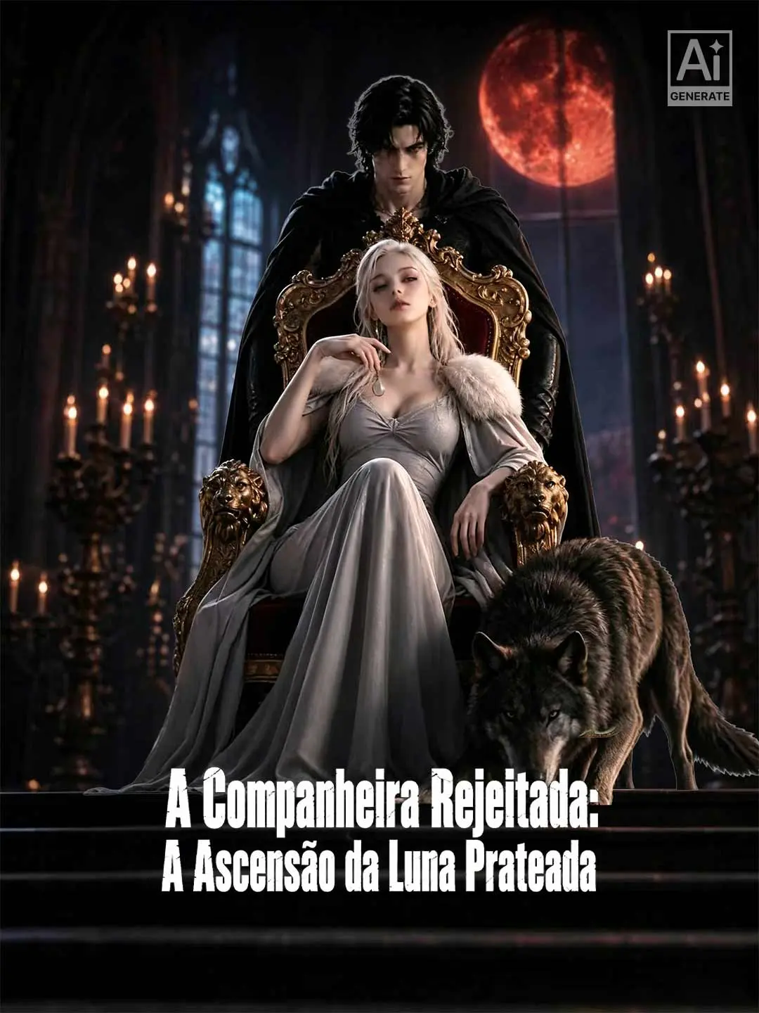 Capa da minissérie A Companheira Rejeitada: A Ascensão da Luna Prateada