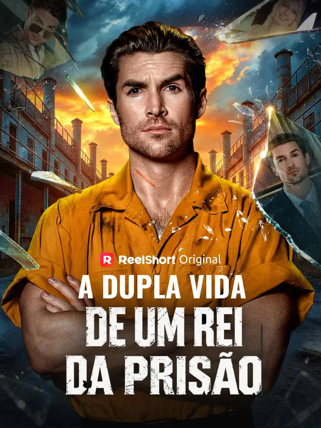 Capa da minissérie A Dupla Vida de um Rei da Prisão
