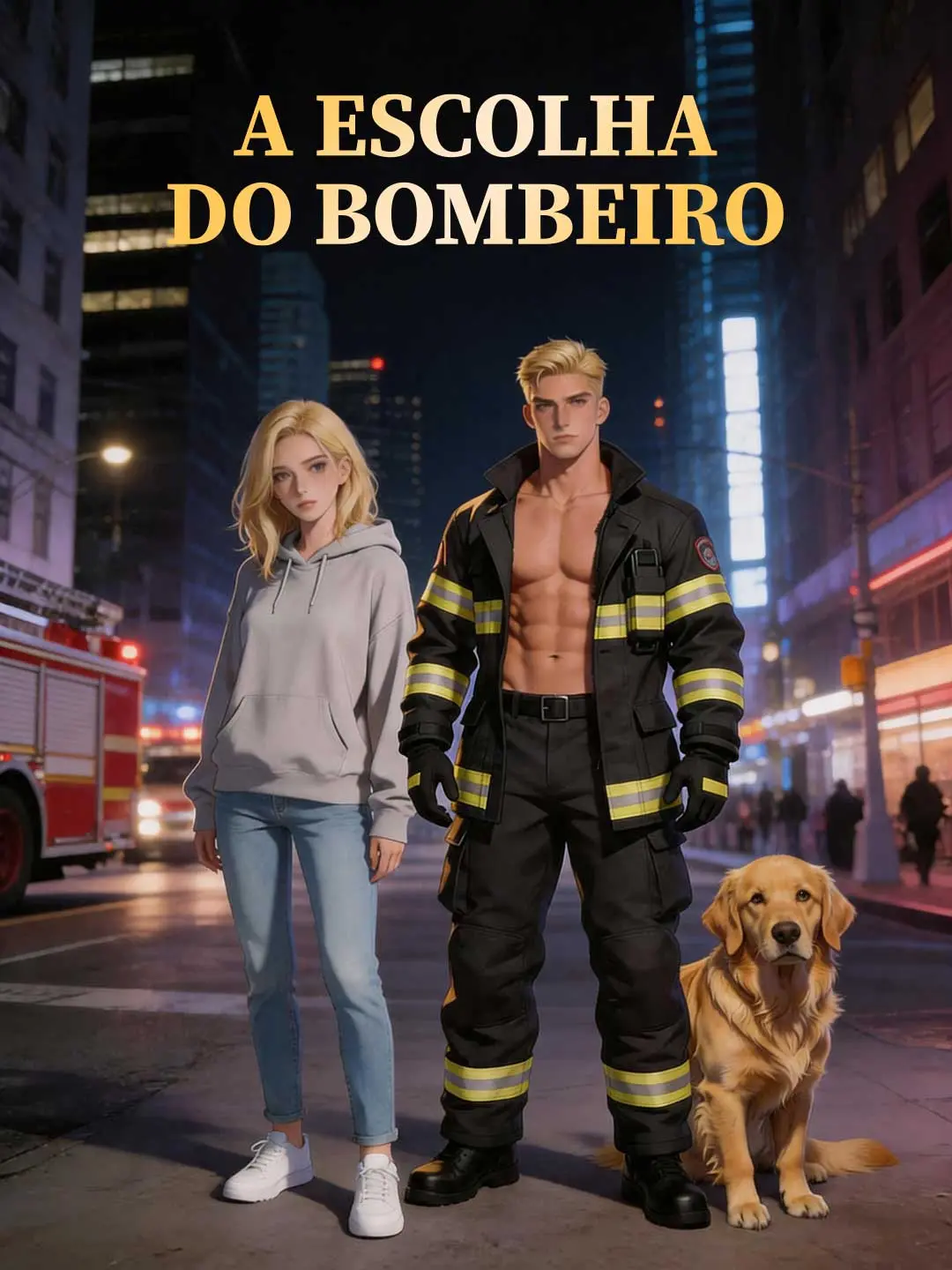 Capa da minissérie A escolha do bombeiro