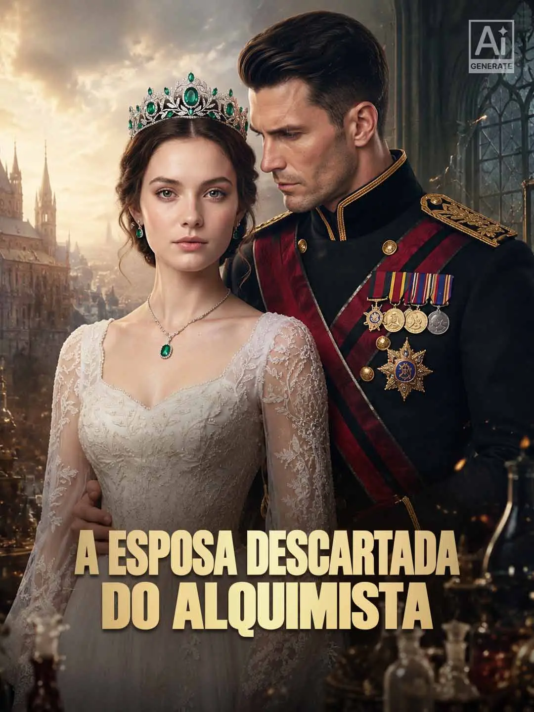 Capa da minissérie A Esposa Descartada do Alquimista