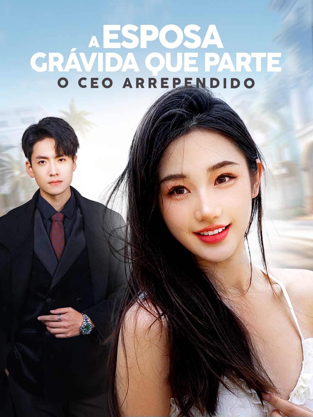 Capa da minissérie A Esposa Grávida que Parte, O CEO Arrependido
