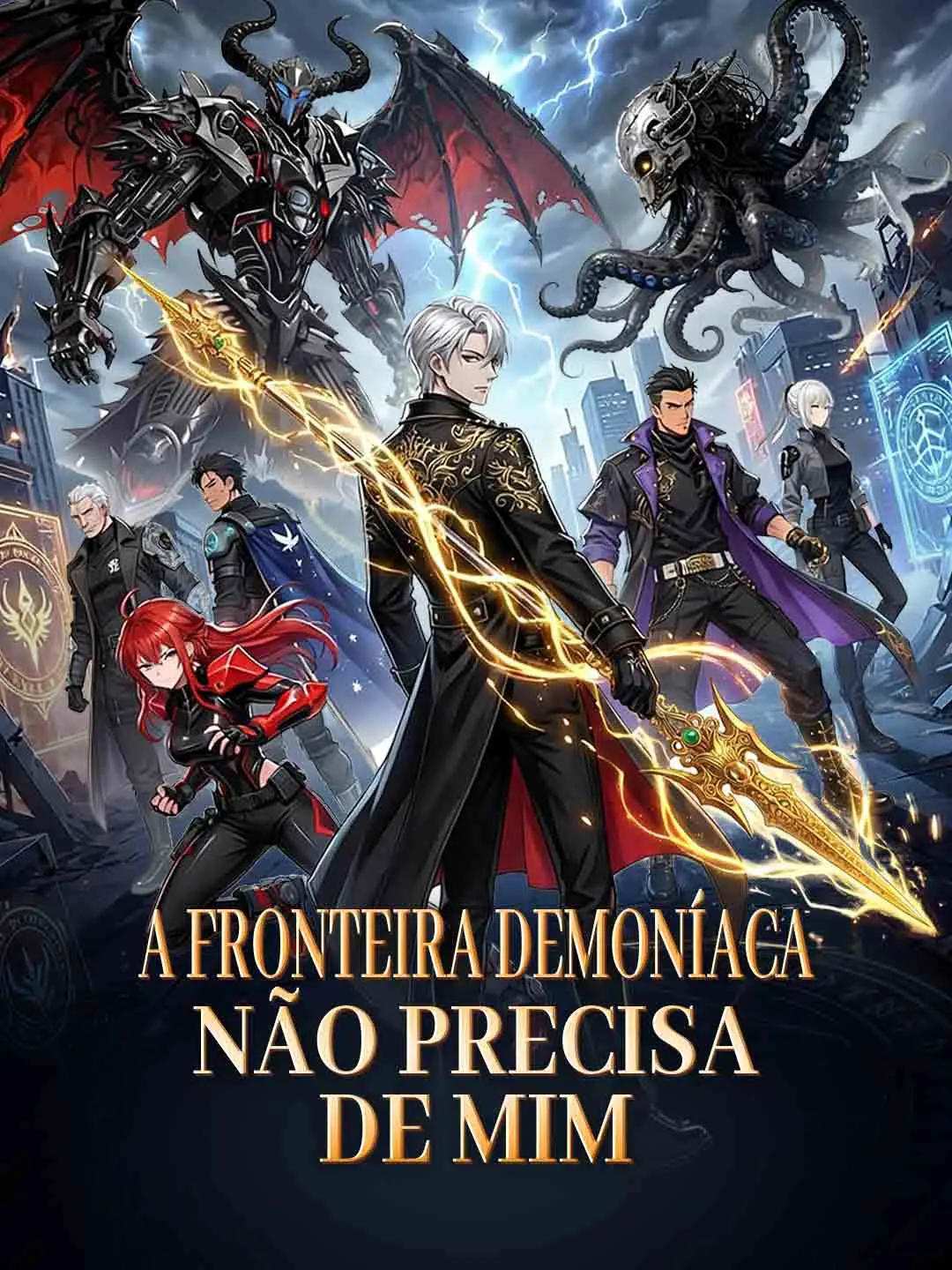 Capa da minissérie A fronteira demoníaca não precisa de mim