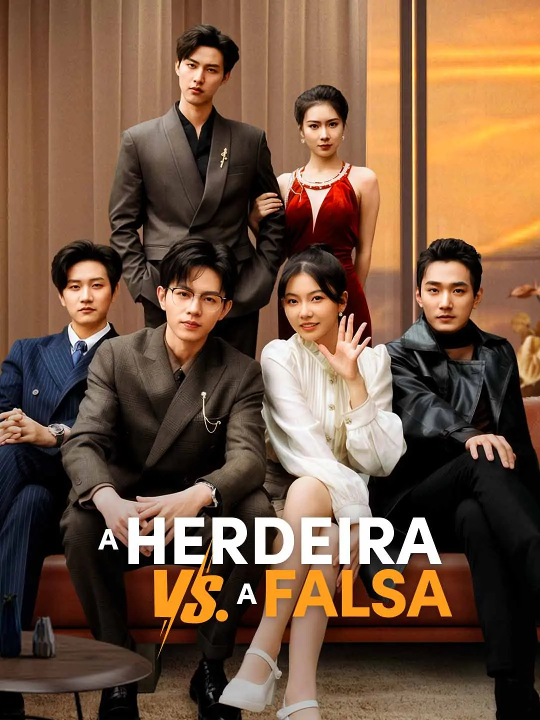 Capa da minissérie A Herdeira vs. A Falsa