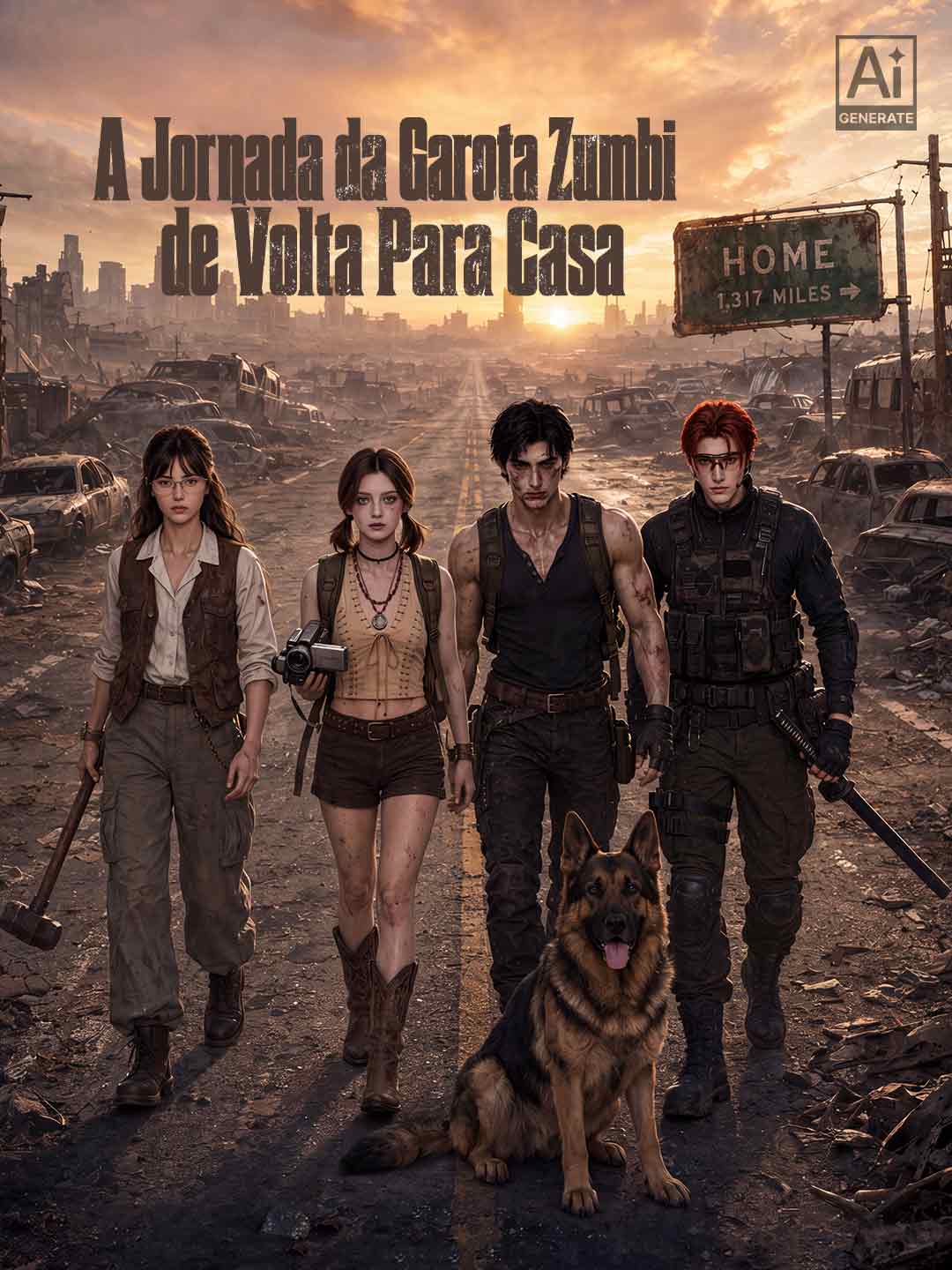 Episódio 21 de A Jornada da Garota Zumbi de Volta Para Casa