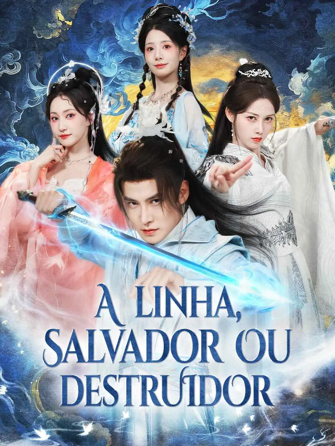 Capa da minissérie A linha, salvador ou destruidor