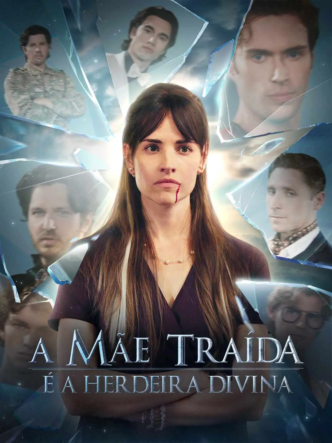 Capa da minissérie A Mãe Traída é a Herdeira Divina