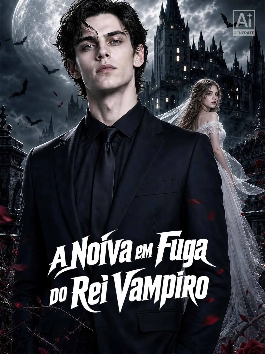 Capa da minissérie A Noiva em Fuga do Rei Vampiro