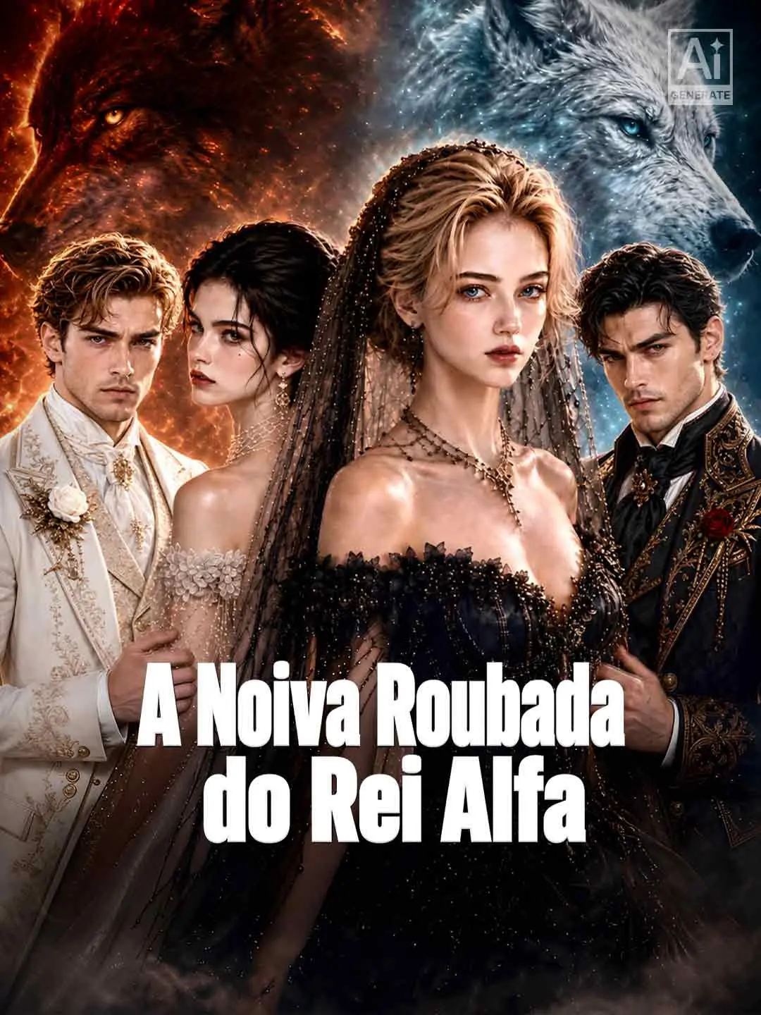 Capa da minissérie A Noiva Roubada do Rei Alfa