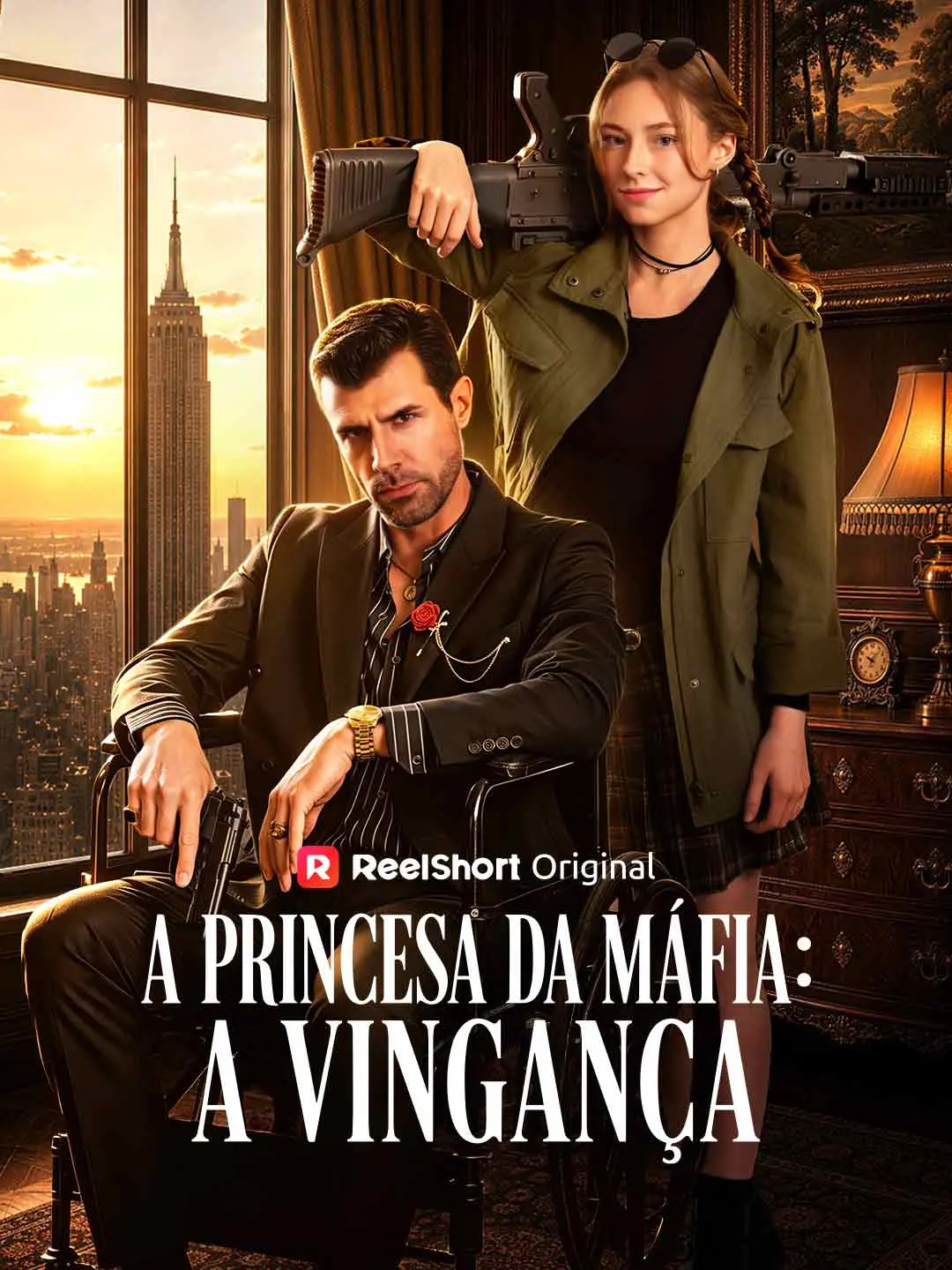 Capa da minissérie A Princesa da Máfia: A Vingança