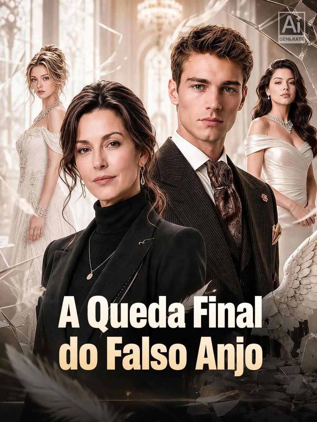 Capa da minissérie A Queda Final do Falso Anjo