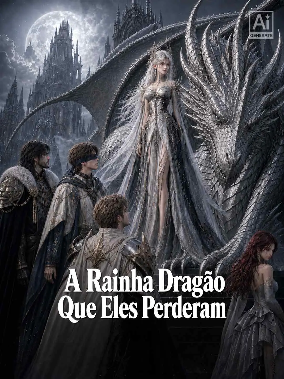 Capa da minissérie A Rainha Dragão Que Eles Perderam