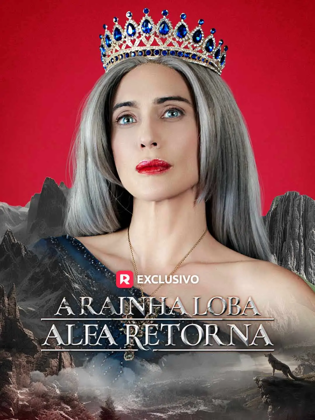 Capa da minissérie A Rainha Loba Alfa Retorna