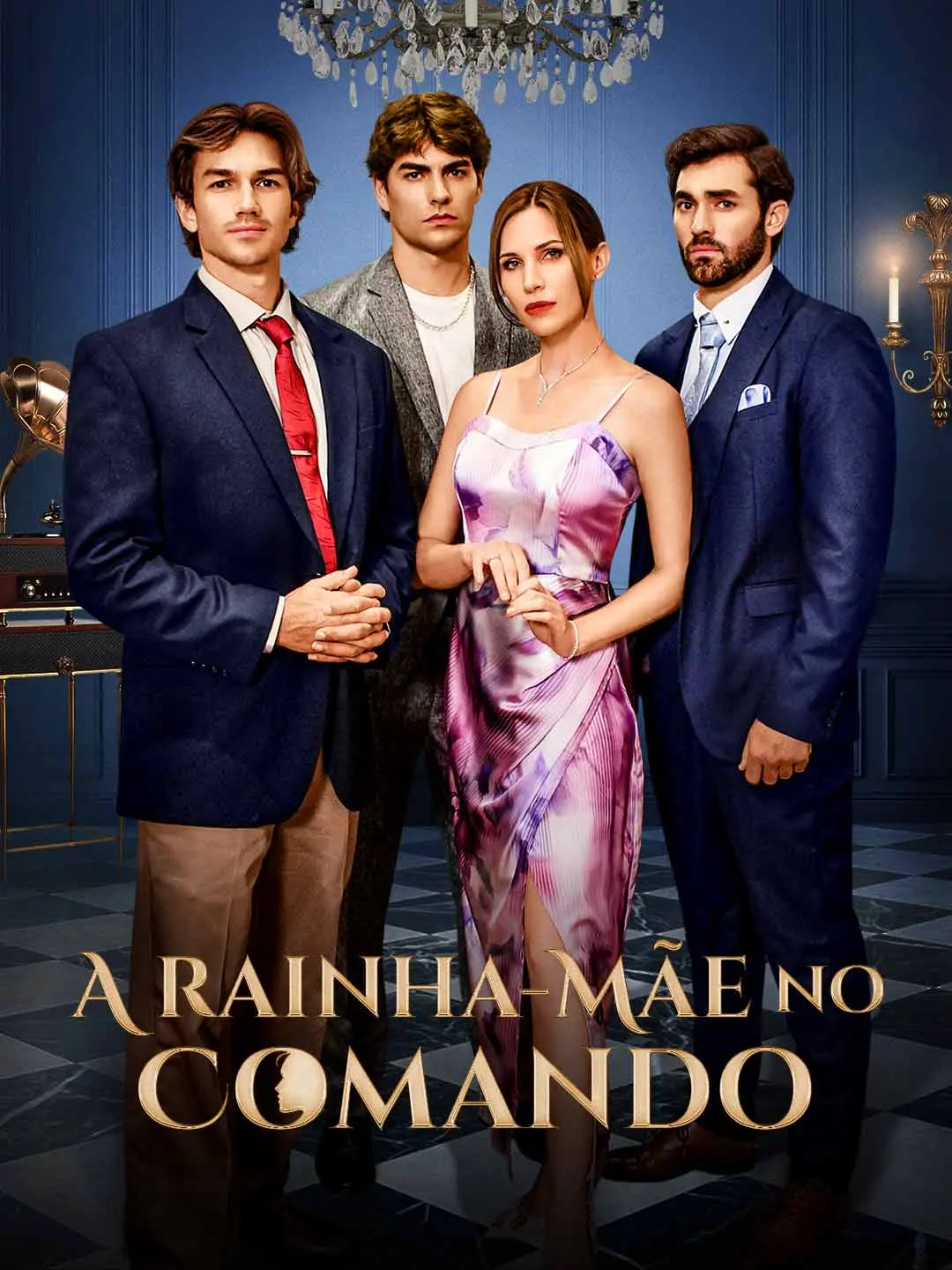 Capa da minissérie A Rainha-Mãe no Comando