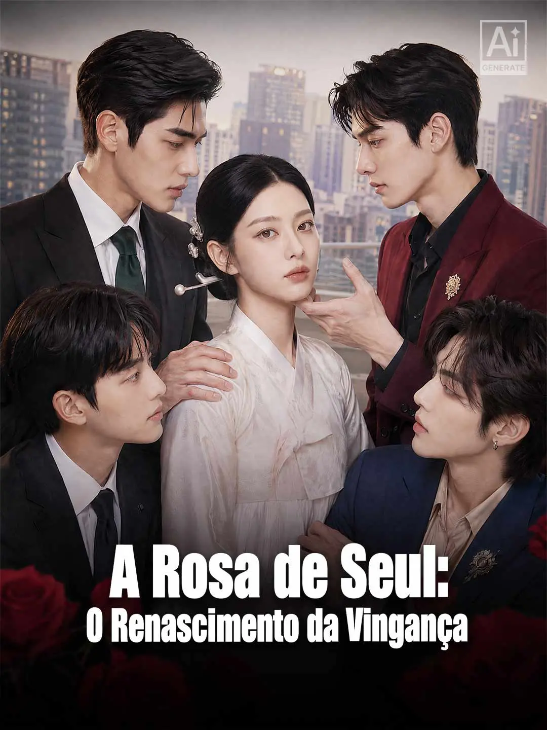 Capa da minissérie A Rosa de Seul: O Renascimento da Vingança
