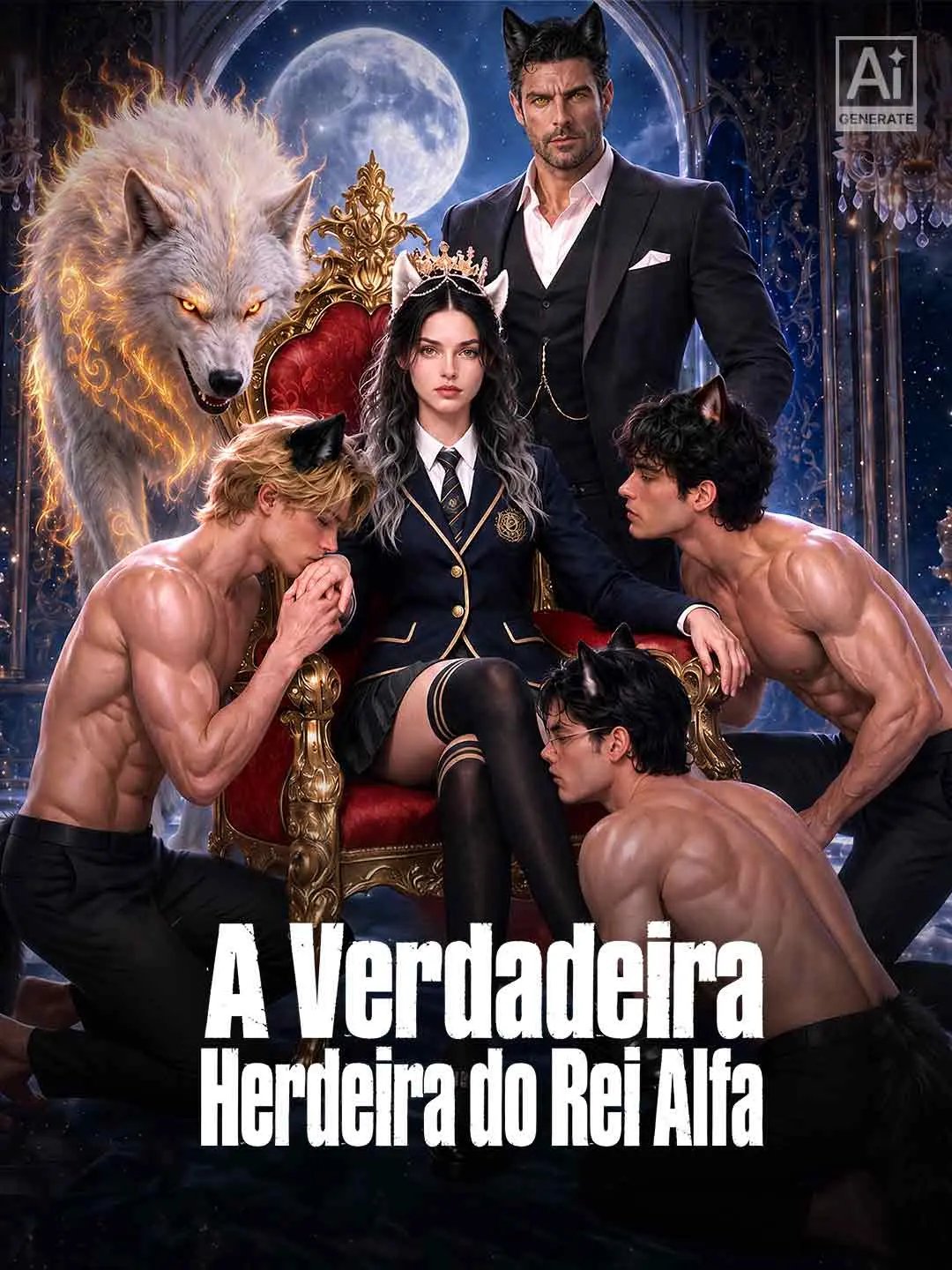 Capa da minissérie A Verdadeira Herdeira do Rei Alfa