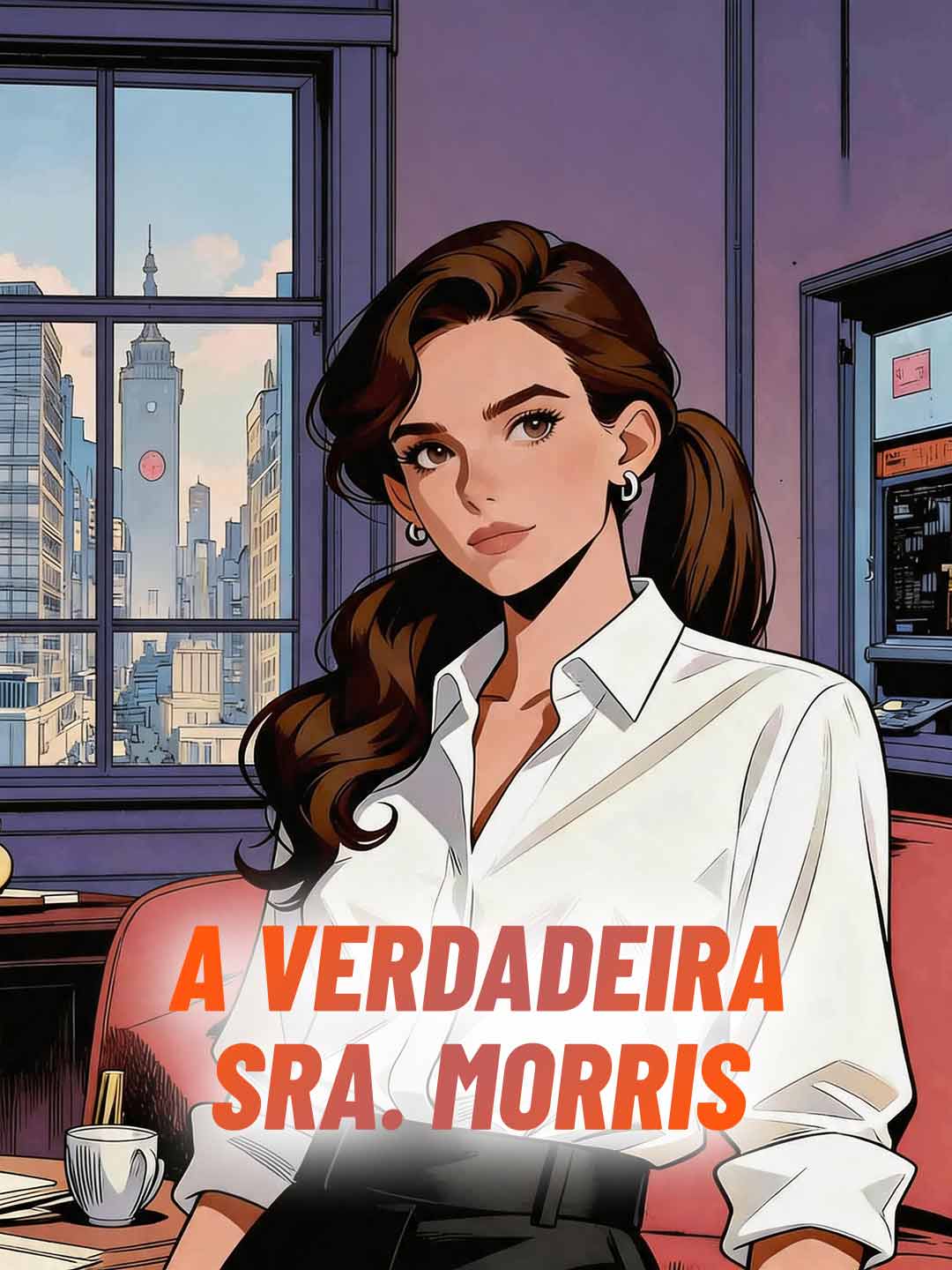 Capa da minissérie A verdadeira Sra. Morris