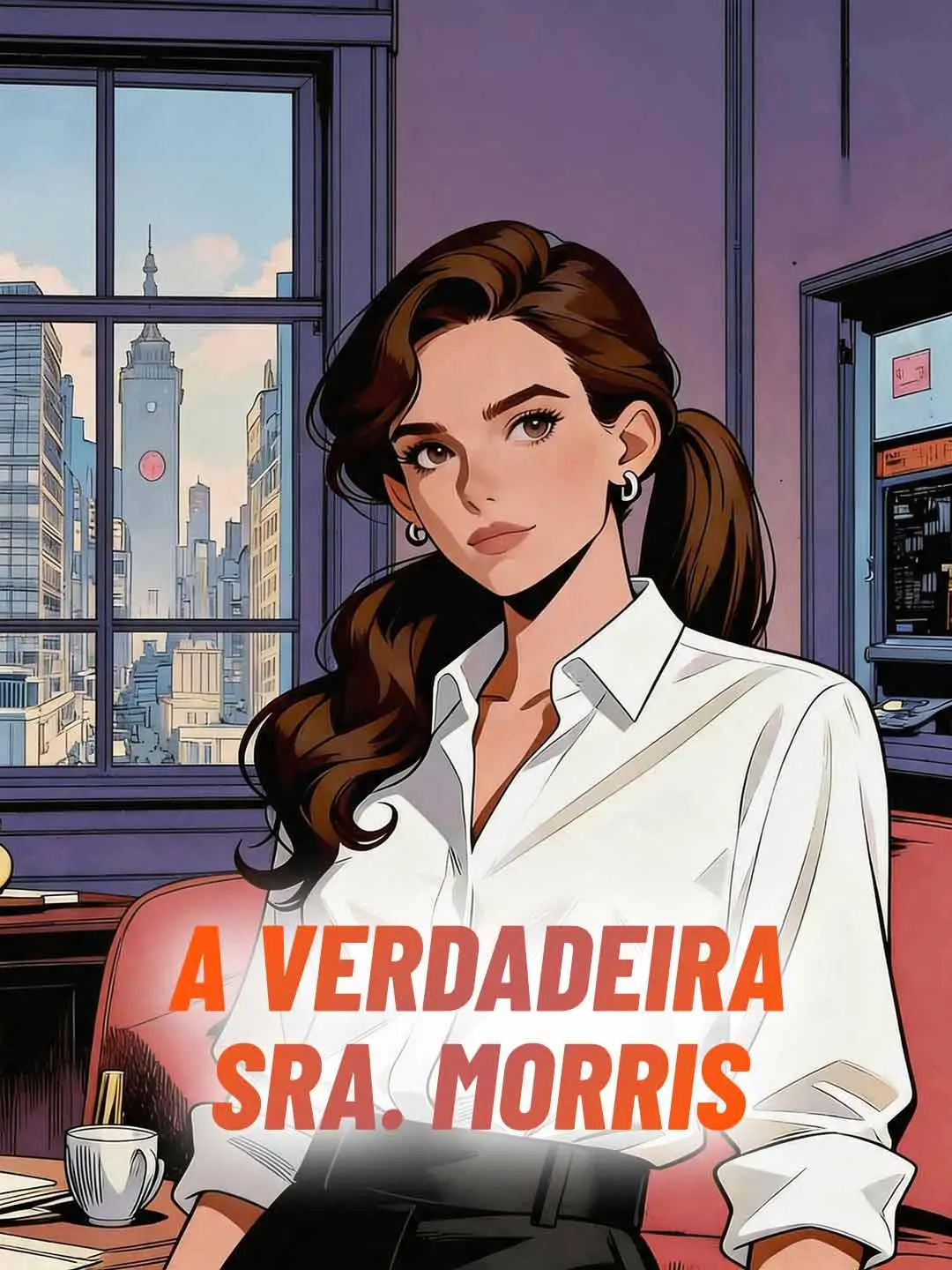 Capa da minissérie A verdadeira Sra. Morris