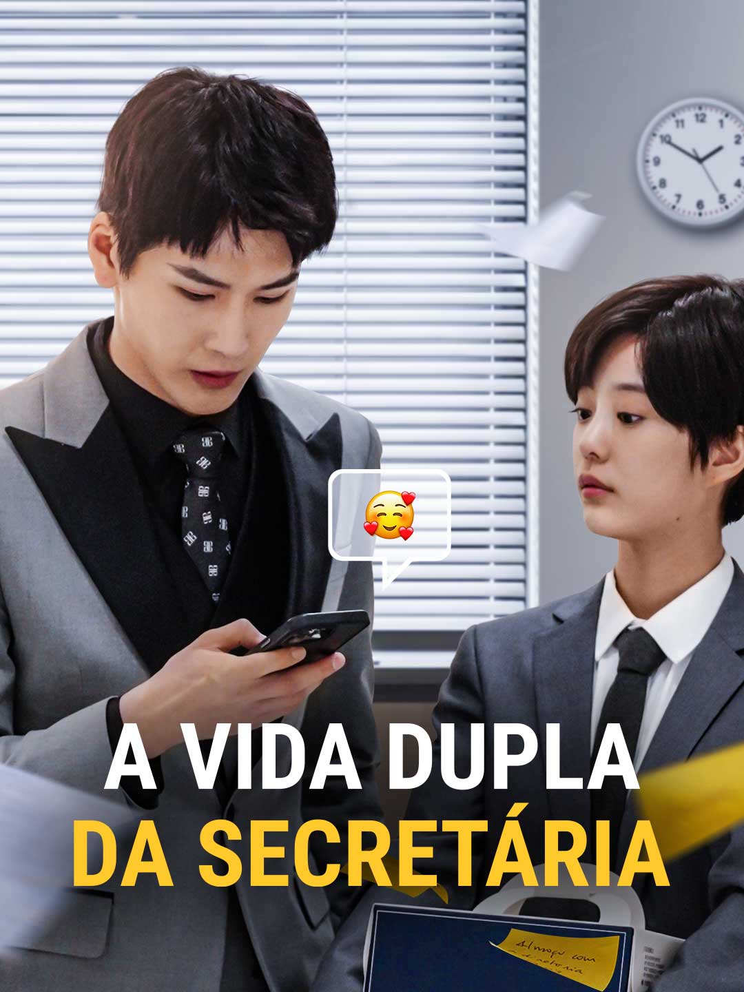 Capa da minissérie A Vida Dupla da Secretária