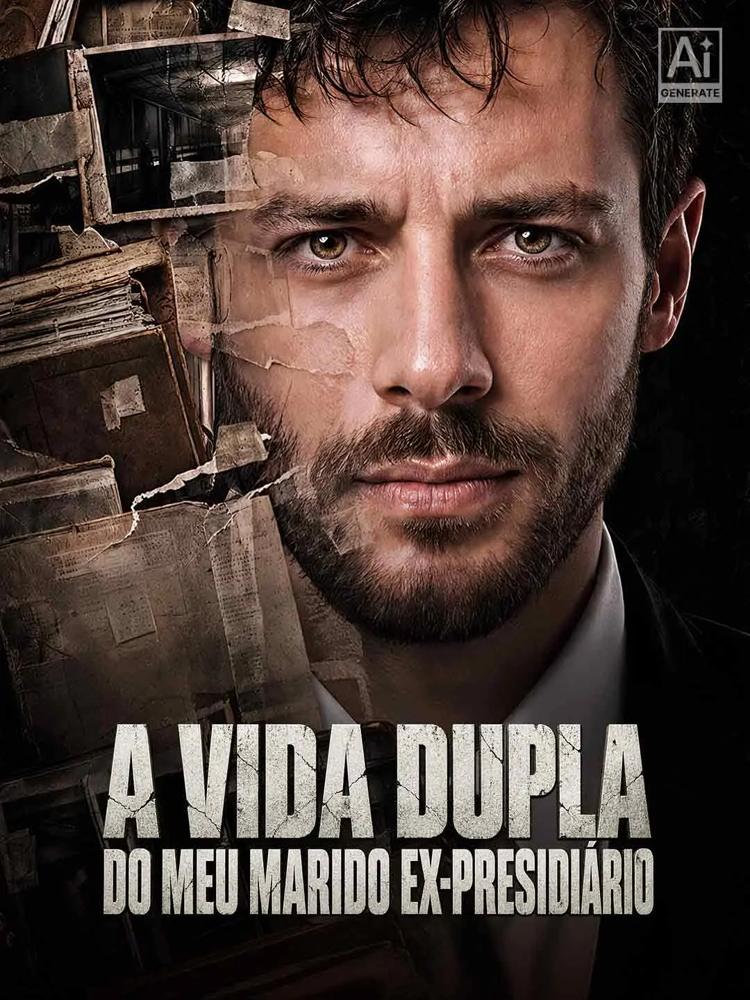 Capa da minissérie A Vida Dupla do Meu Marido Ex-Presidiário