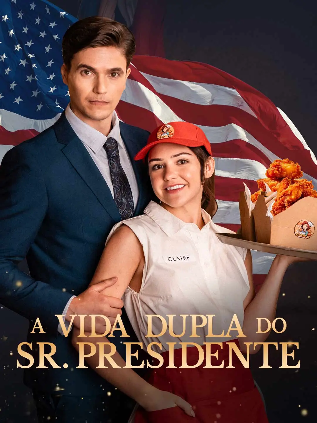 Capa da minissérie A vida dupla do Sr. presidente