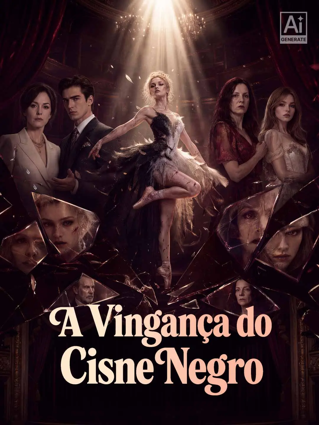 Capa da minissérie A Vingança do Cisne Negro