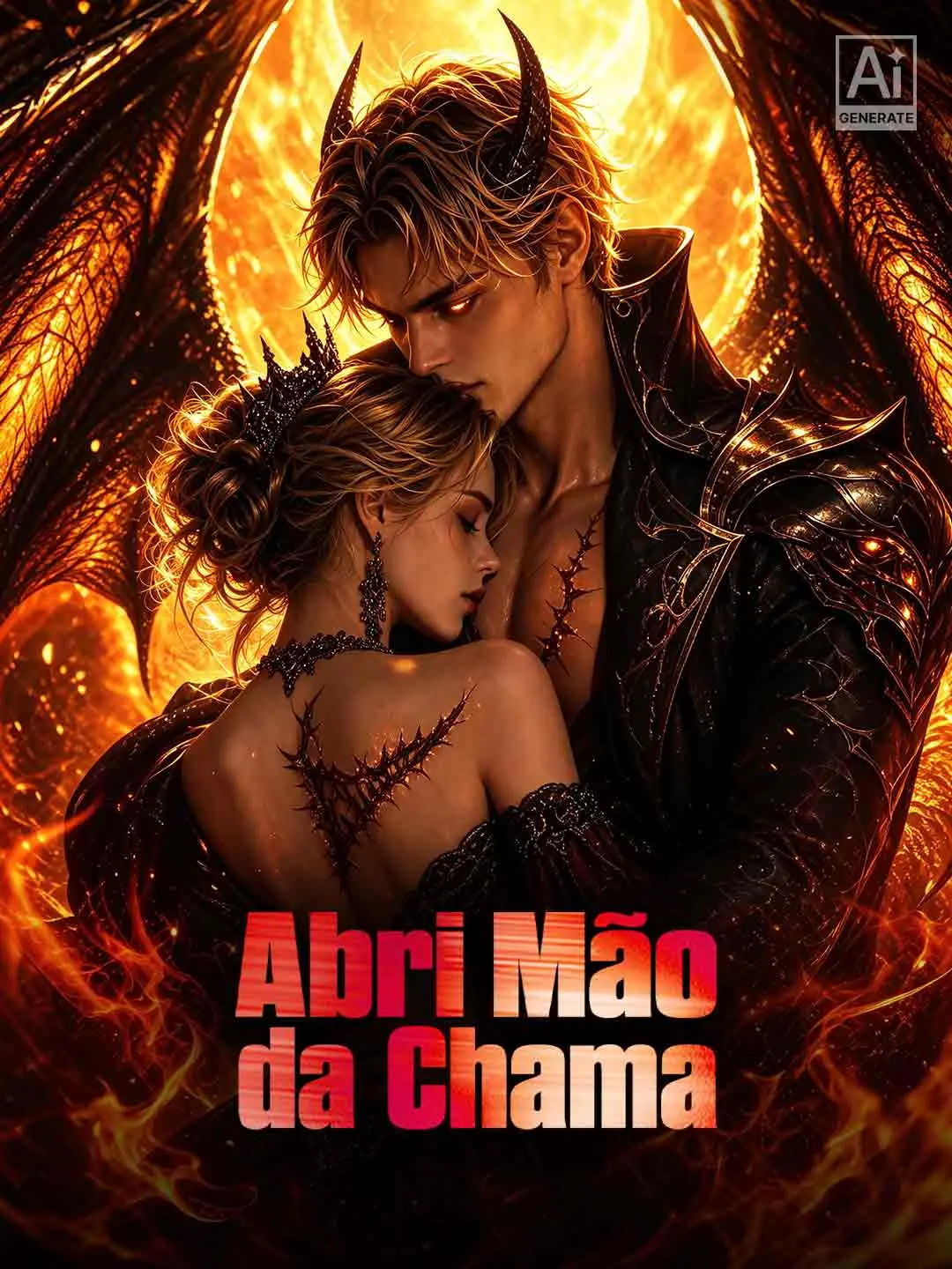 Capa da minissérie Abri Mão da Chama