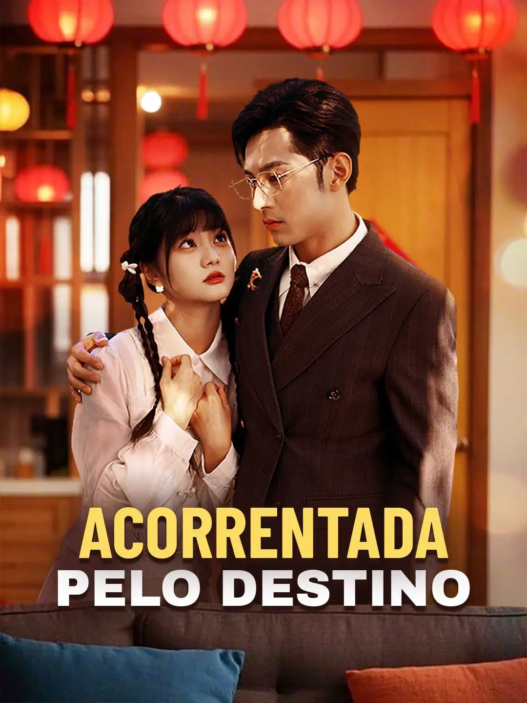 Capa da minissérie Acorrentada pelo Destino