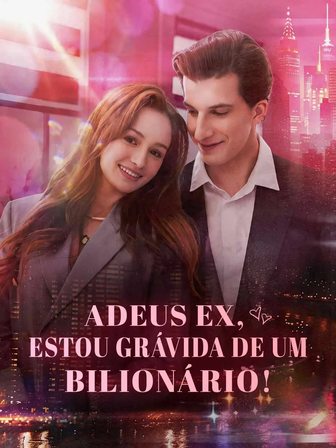 Capa da minissérie Adeus ex, estou grávida de um bilionário!