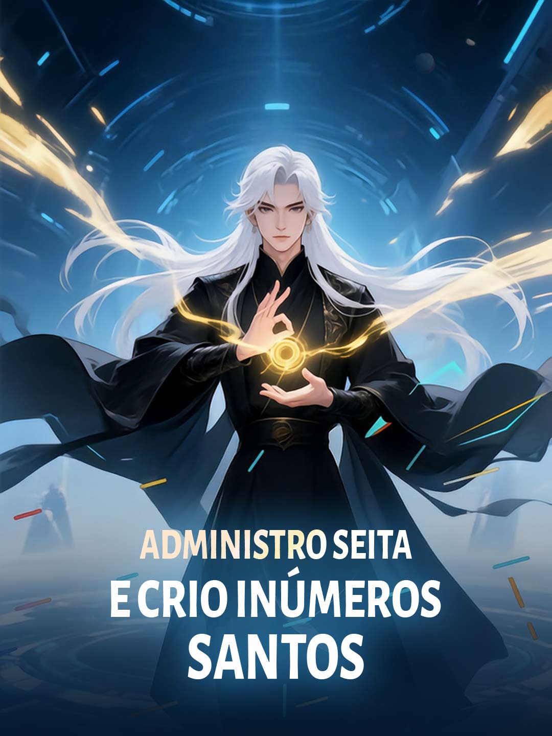 Capa da minissérie Administro seita e crio inúmeros santos