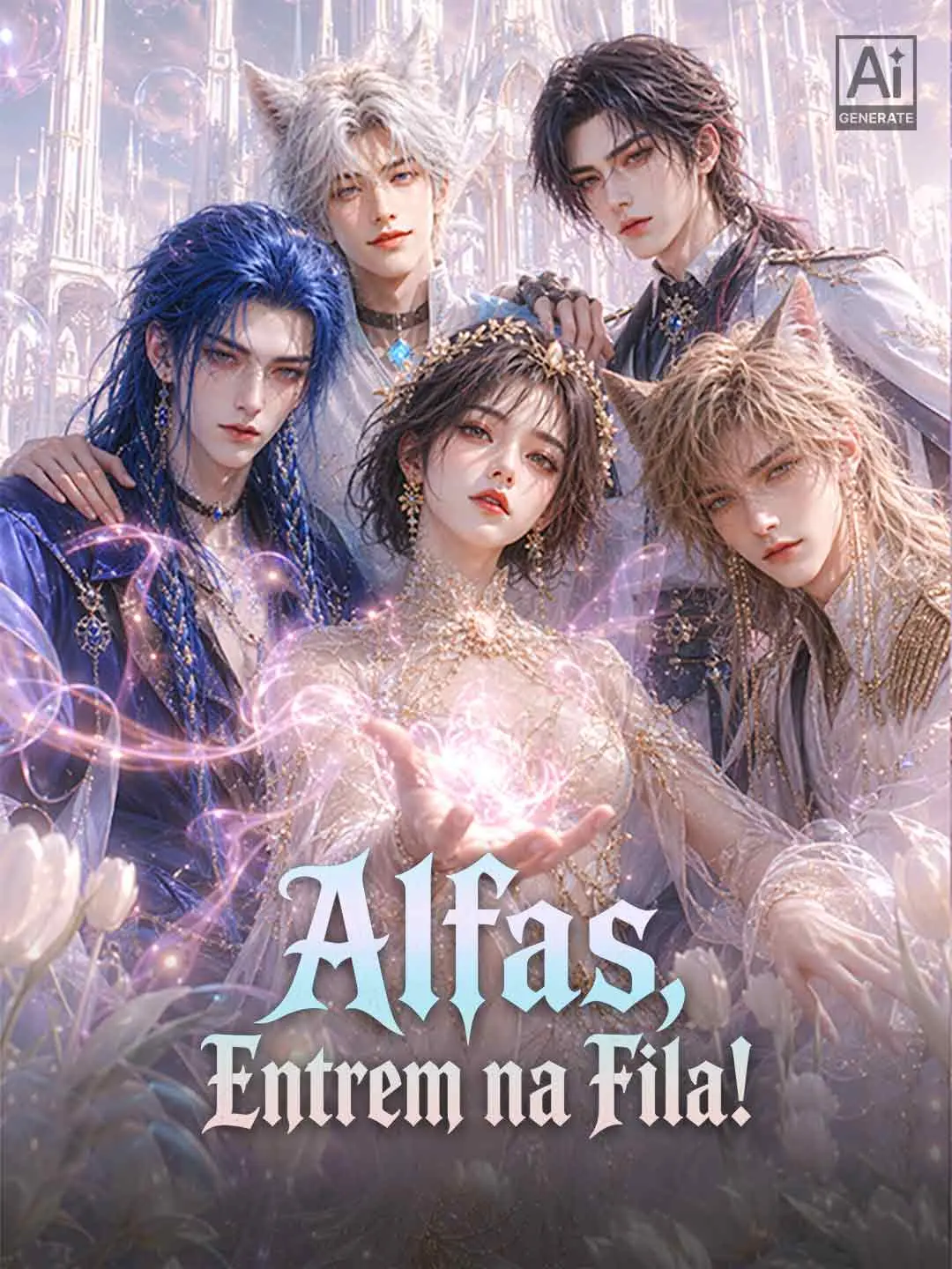 Capa da minissérie Alfas, Entrem na Fila!