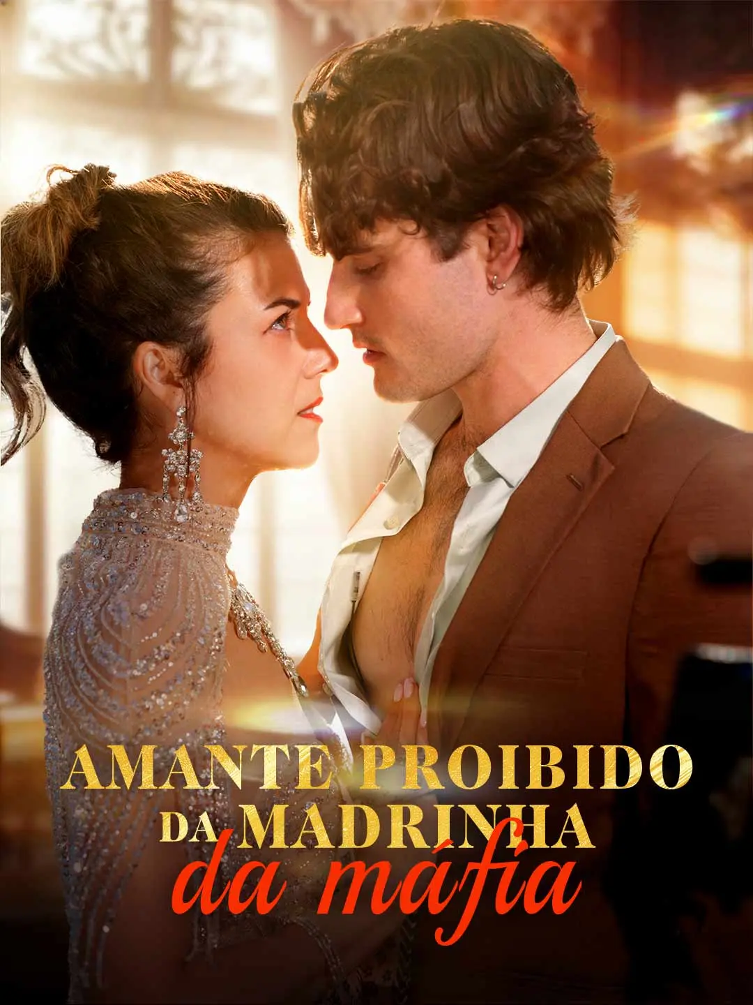 Capa da minissérie Amante Proibido da Madrinha da Máfia