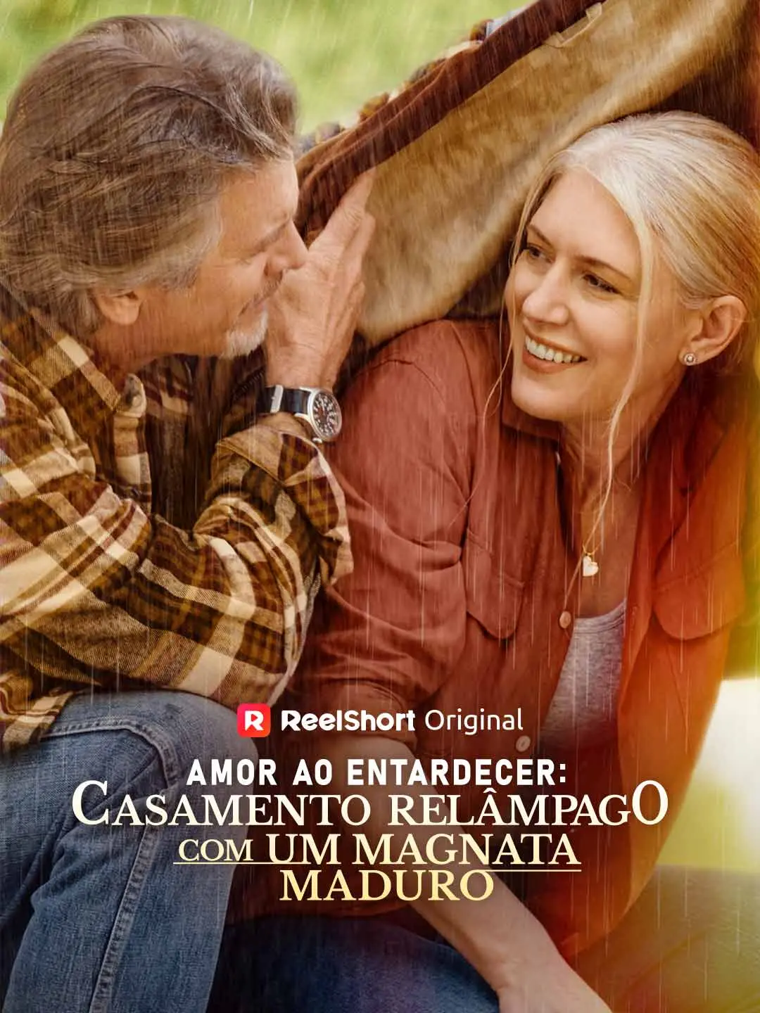 Capa da minissérie Amor ao Entardecer: Casamento Relâmpago com um Magnata Maduro