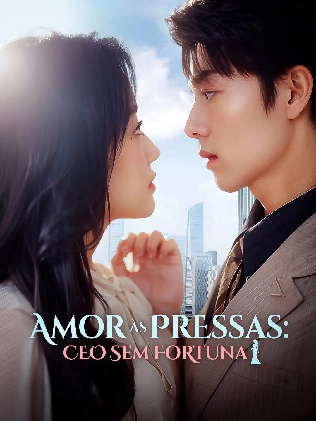 Capa da minissérie Amor às Pressas: CEO Sem Fortuna