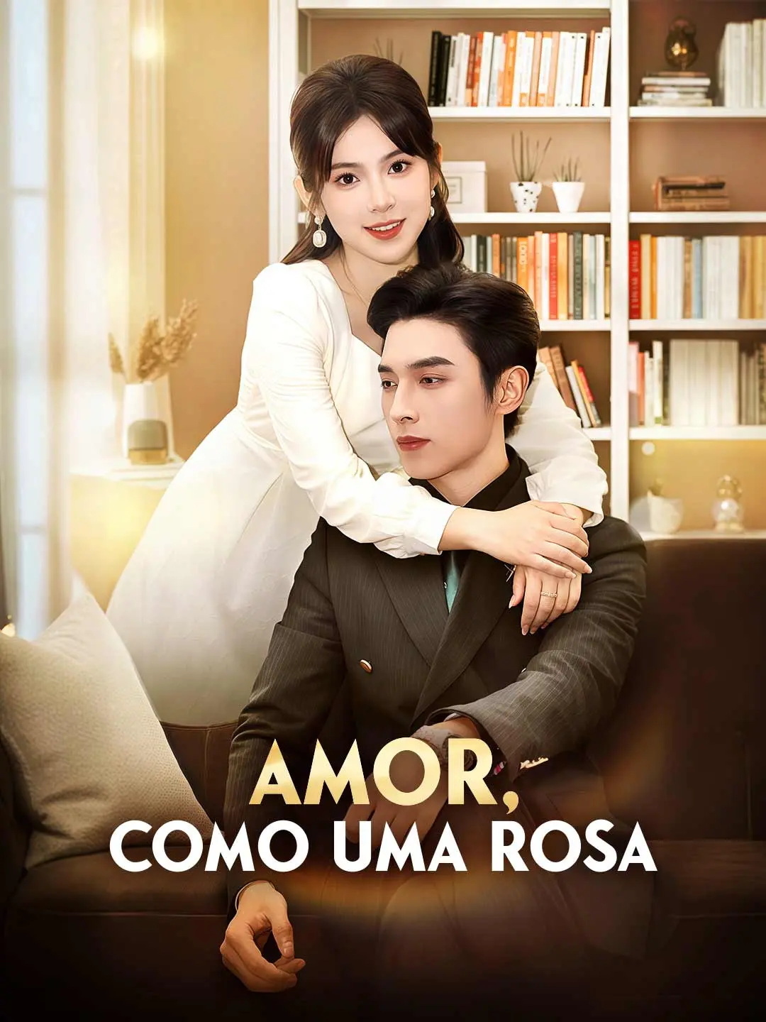 Capa da minissérie Amor, Como Uma Rosa