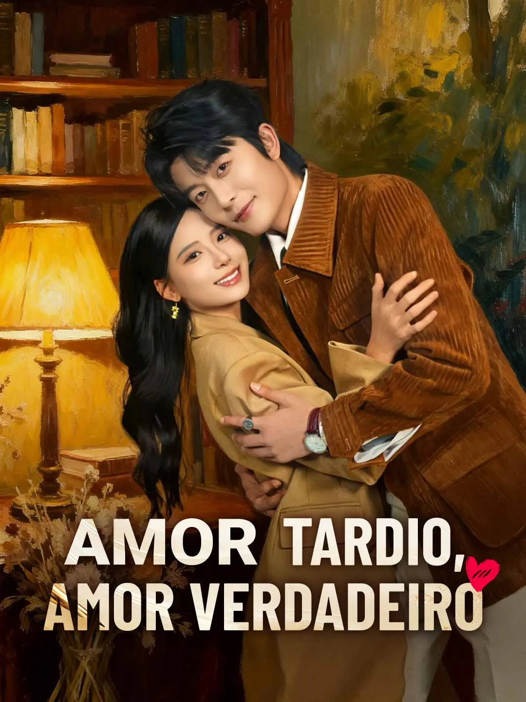 Capa da minissérie Amor tardio, amor verdadeiro