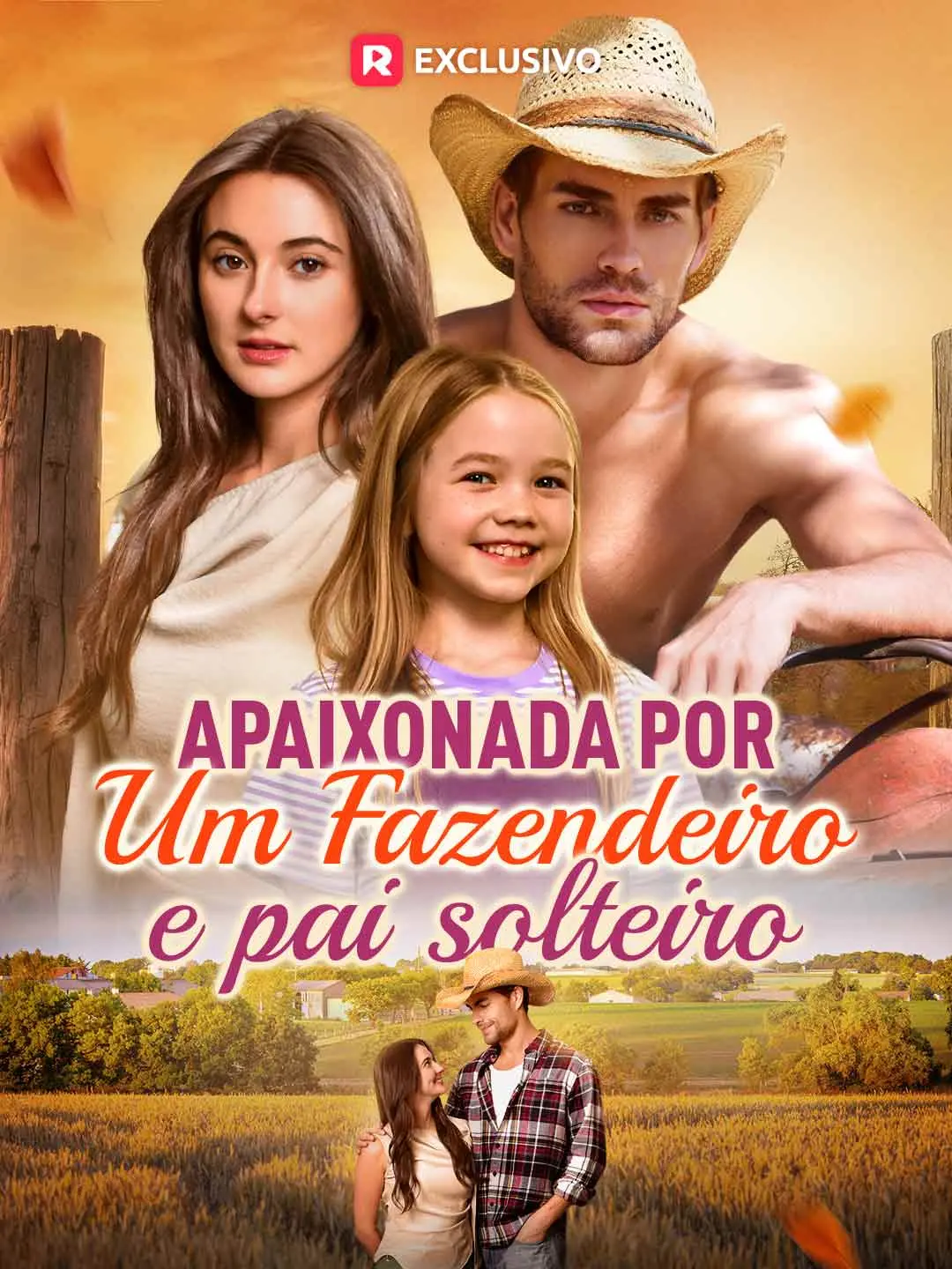 Capa da minissérie Apaixonada por um fazendeiro e pai solteiro