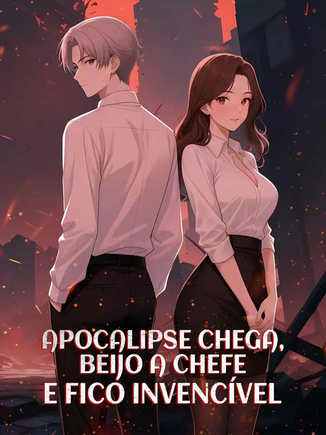 Capa da minissérie Apocalipse chega, beijo a chefe e fico invencível