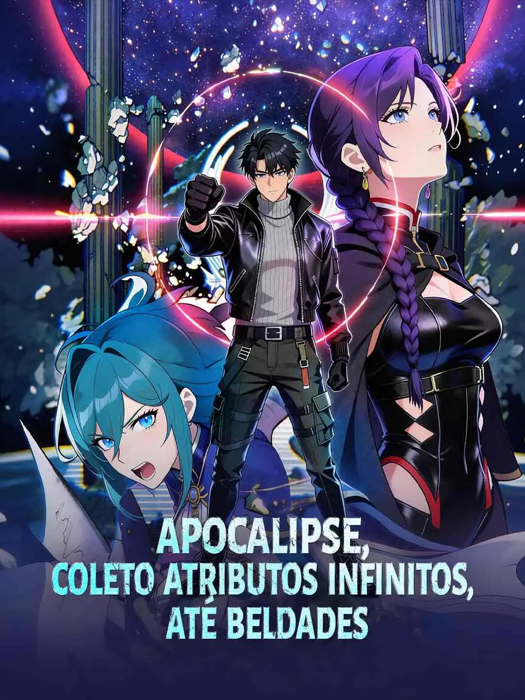 Capa da minissérie Apocalipse, coleto atributos infinitos, até beldades