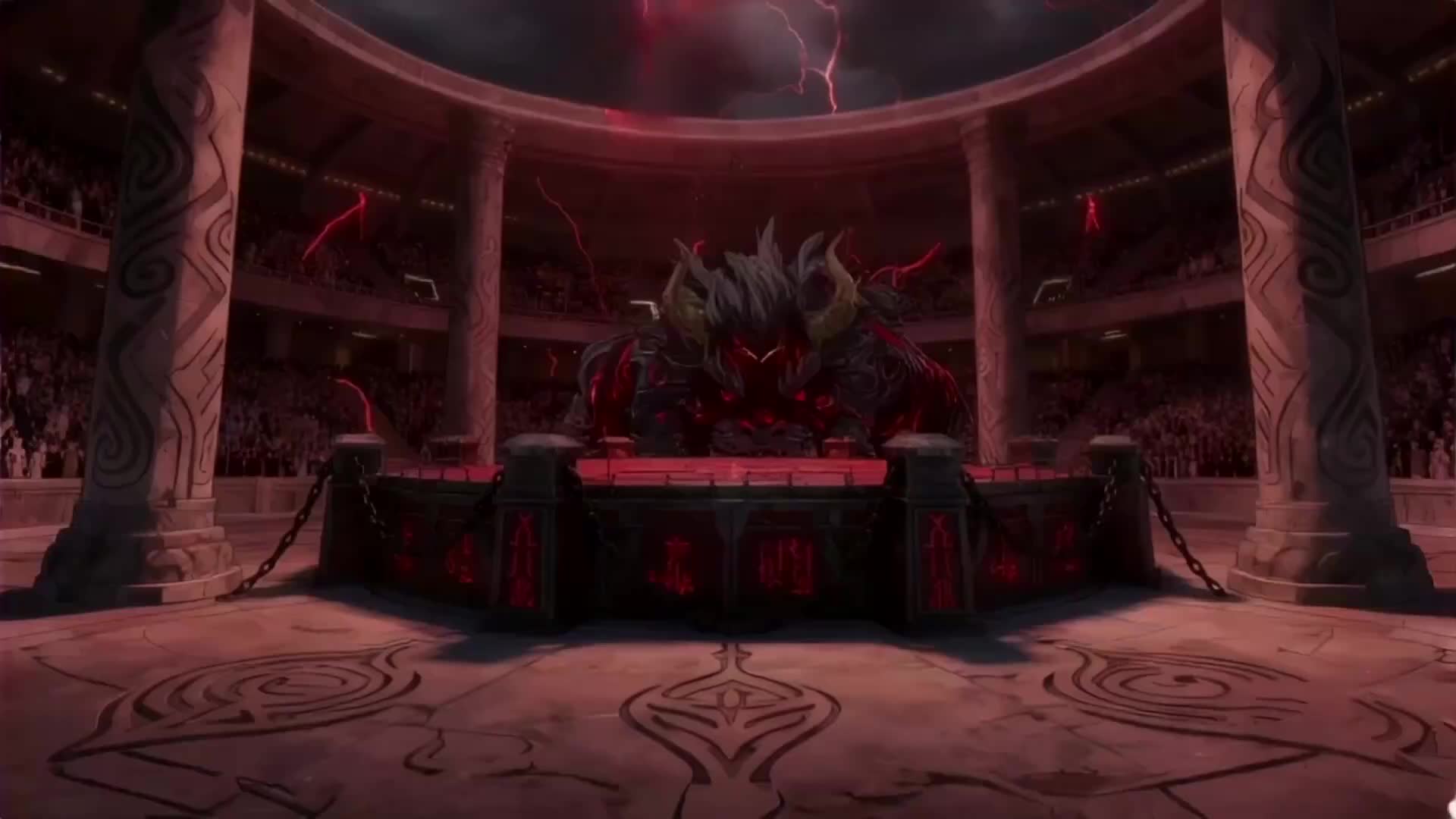 Episódio 22 de Arena do destino, deus demoníaco domina céus