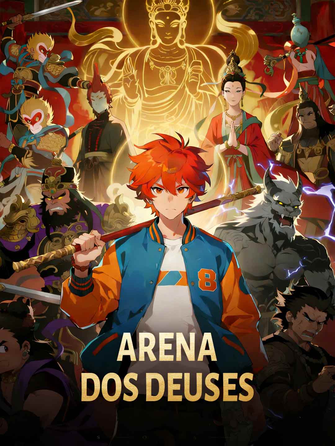 Capa da minissérie Arena dos deuses