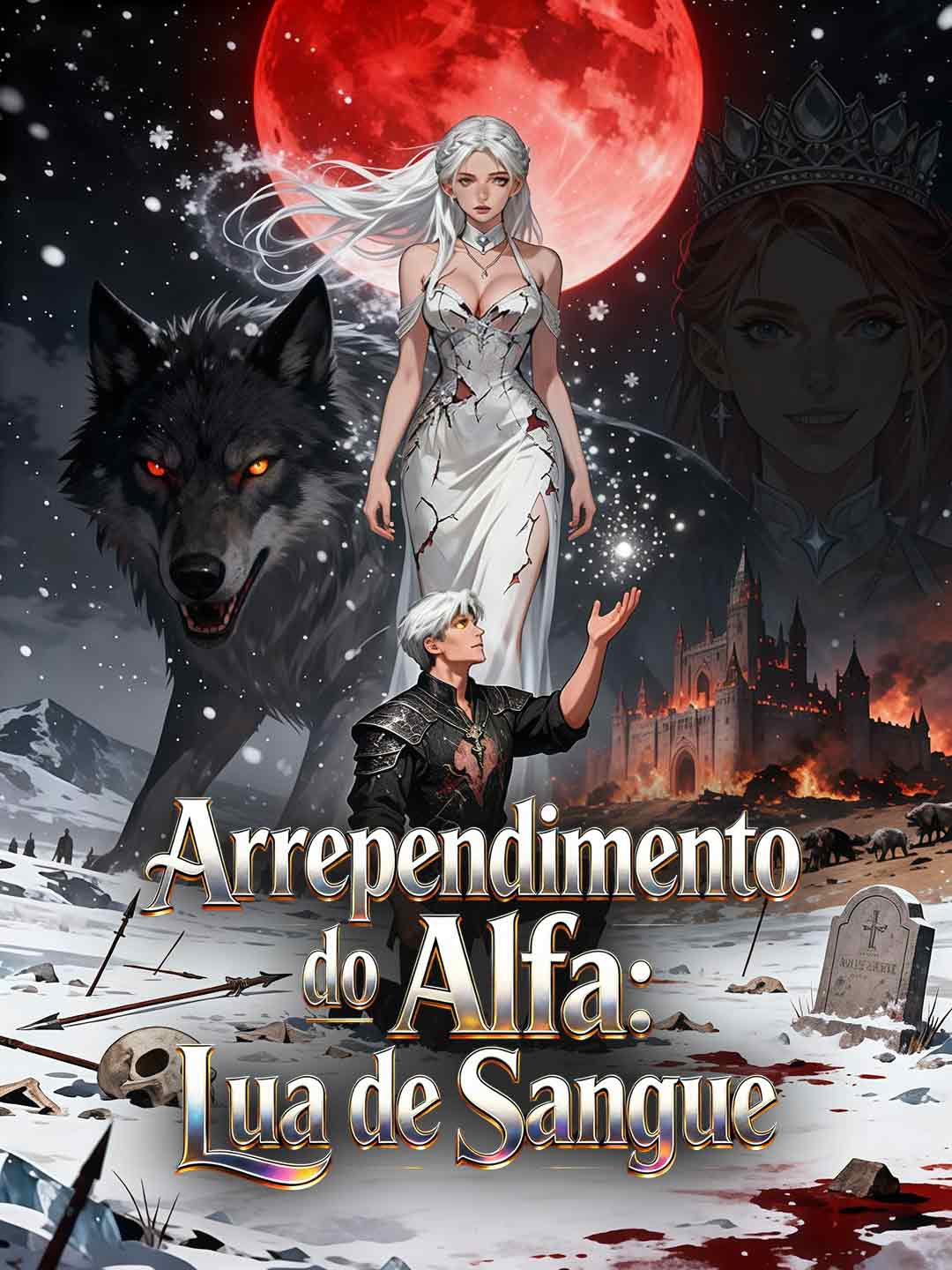 Capa da minissérie Arrependimento do Alfa: Lua de Sangue