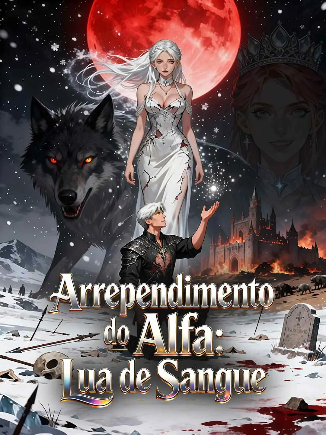 Capa da minissérie Arrependimento do Alfa: Lua de Sangue