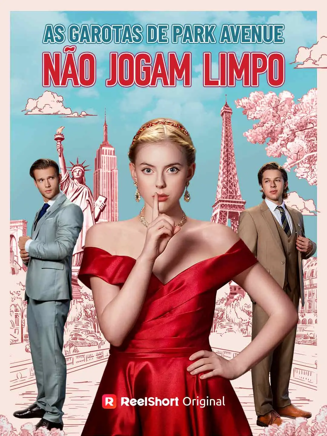 Capa da minissérie As garotas de Park Avenue não jogam limpo