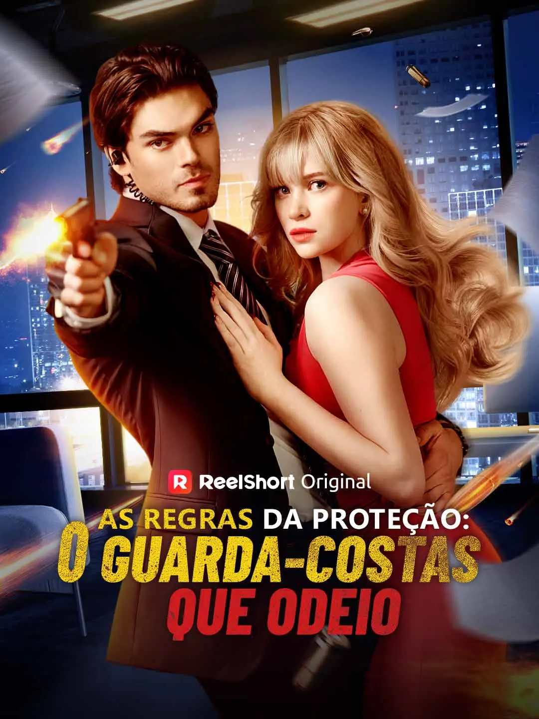 Capa da minissérie As Regras da Proteção: O Guarda-Costas que Odeio