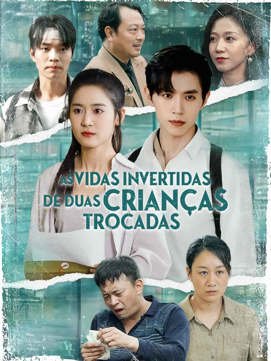 Capa da minissérie As Vidas Invertidas de Duas Crianças Trocadas