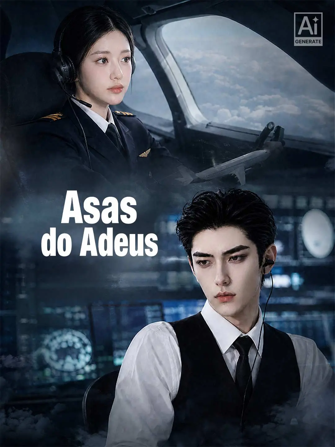 Capa da minissérie Asas do Adeus