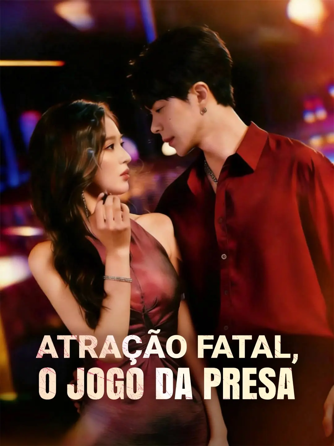 Capa da minissérie Atração fatal, o jogo da presa